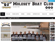 Tablet Screenshot of moleseyboatclub.co.uk